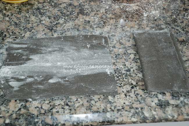 Cortar de nuevo por la mitad