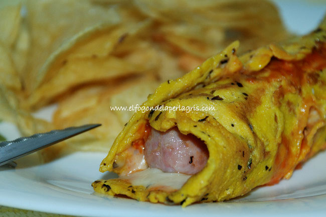 Vamos a preparar este falso crepe esp