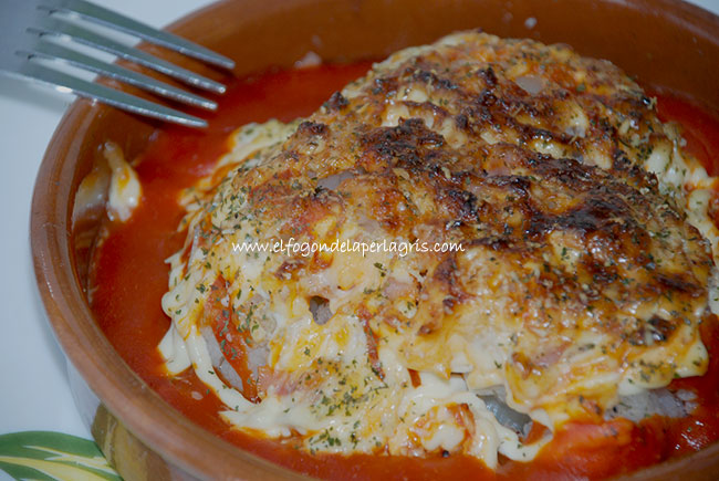 Coliflores gratinadas con bacon