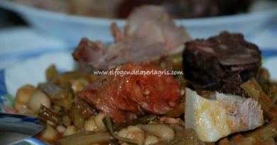 Berza de tagarninas y cardillos