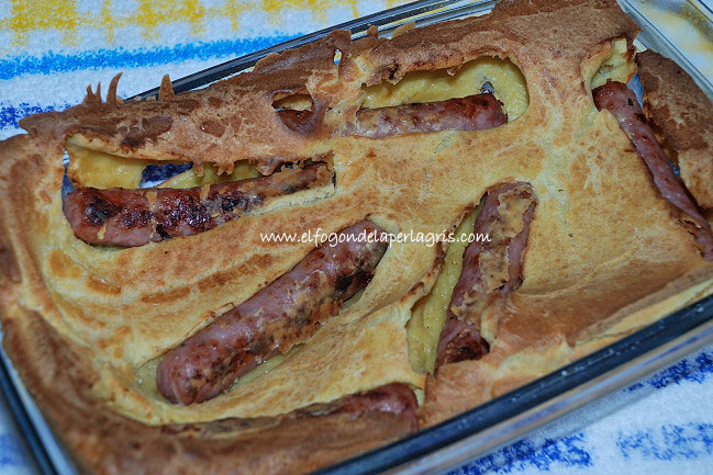 Toad in the hole o sapo en el agujero