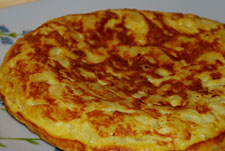 Tortilla terminada