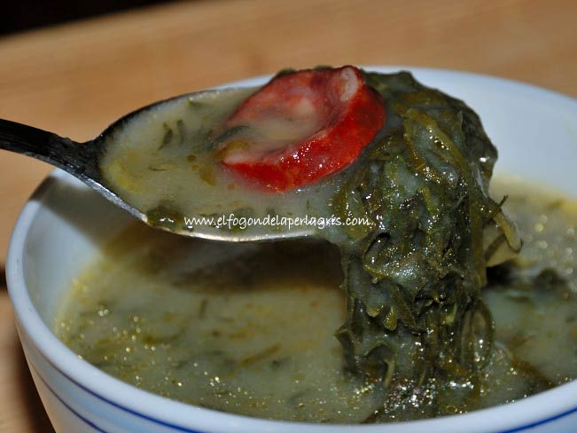 Caldo verde portugués Caldo verde portugués