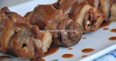 Rollos de Lagarto relleno