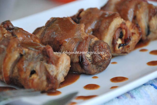 Rollos de Lagarto relleno