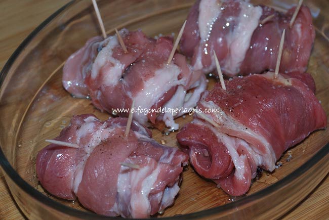 Hacemos los rollos de lagarto