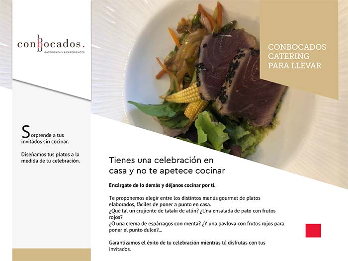 Para llevar ConBocados Catering Para llevar ConBocados Catering