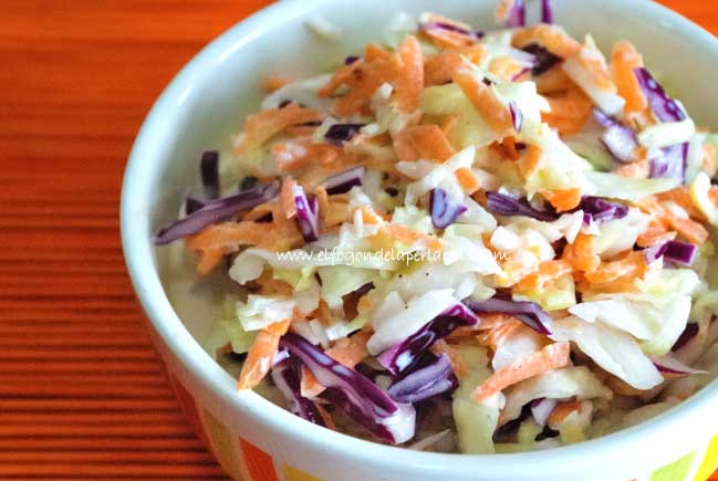 Coleslaw americana o estilo KFC