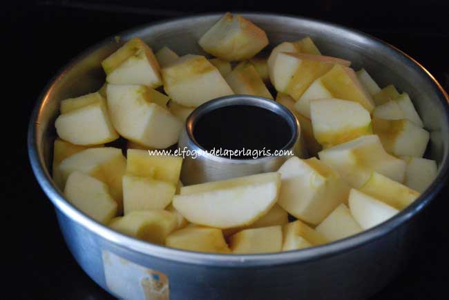Poner al horno las manzanas
