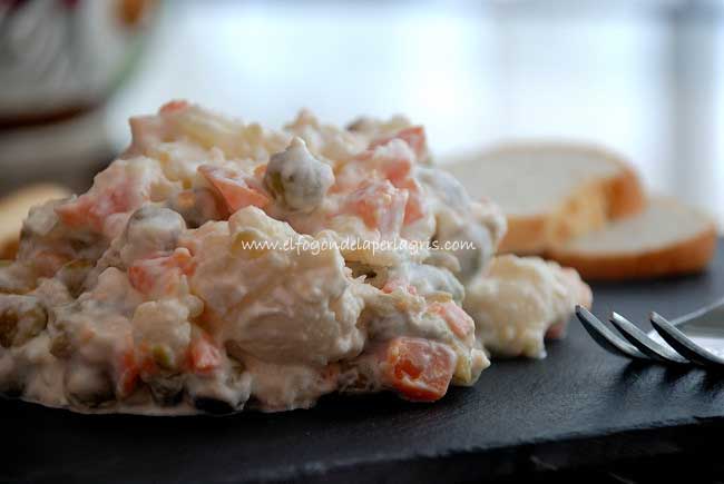 Ensaladilla rusa de coliflor