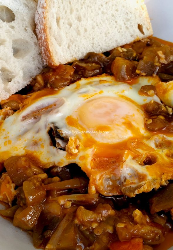 Receta de berenjenas al ajillo